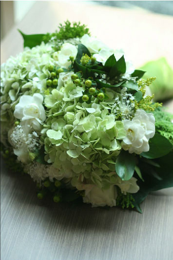 wedding - White and Green