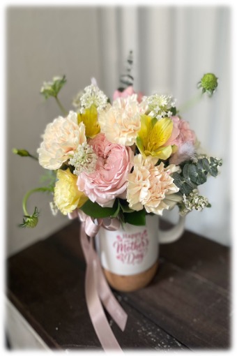 MD2601 - Blush Meadow Mug Arrangement - 